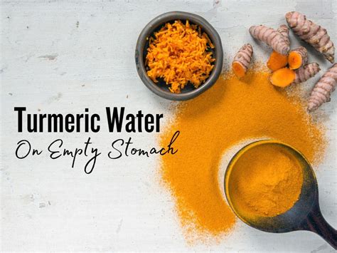 turmeric water absorption